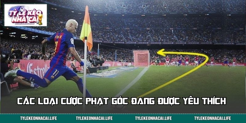 Các loại cược phạt góc đang được yêu thích tại nhà cái