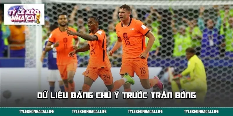 Dữ liệu đáng chú ý trước trận bóng