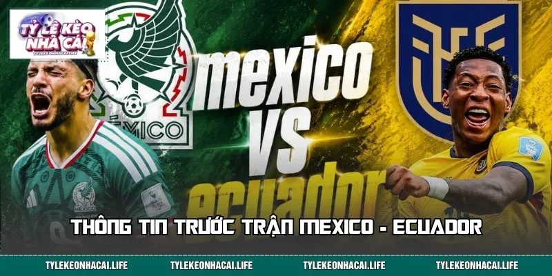 Thông tin trước trận Mexico - Ecuador