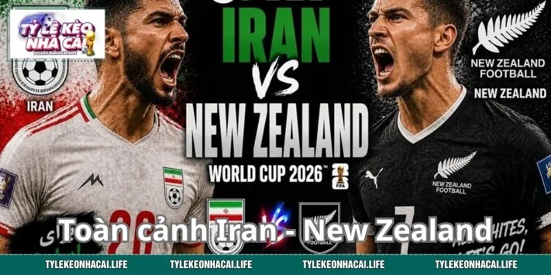 Toàn cảnh Iran - New Zealand